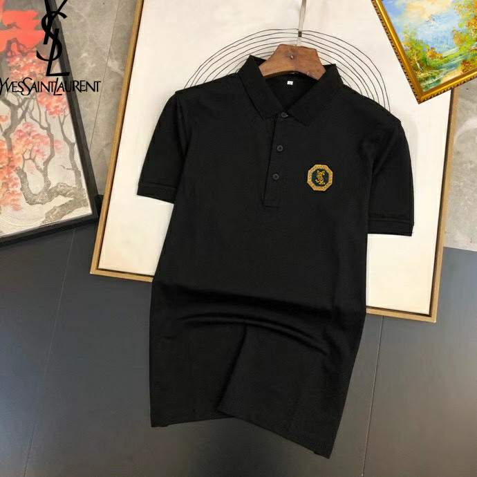 Picture of Saint Laurent Polo Shirts Short _SKUYSLM-4XL25tn0625450